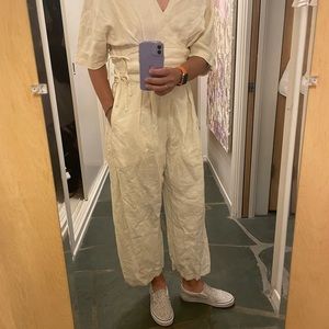 Black Crane kimono inspired jumpsuit